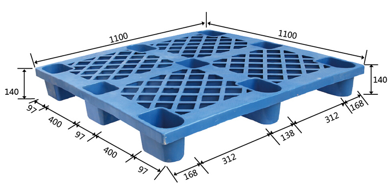 1111九脚网格塑料托盘